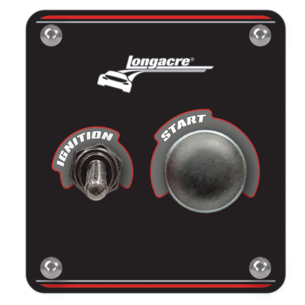 [LON44861] Longacre Black Ignition Switch Panel