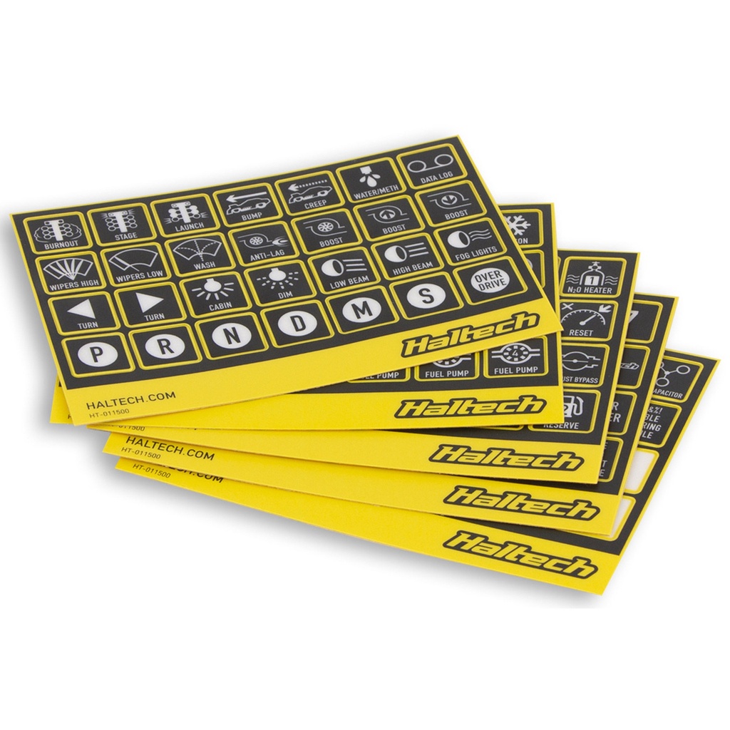 [HALHT-011500] Haltech Label Set For CAN Keypad
