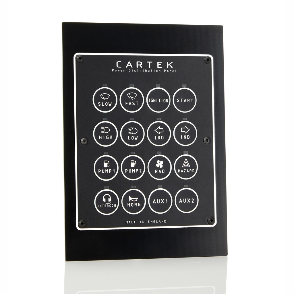[CTKCK-PDP-16-R] Cartek Retro Power Distribution Panel - 16 Channel