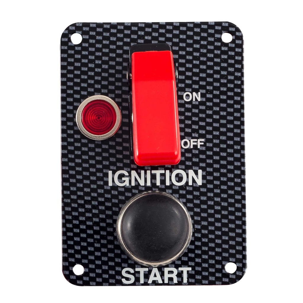 [GRYGE343C] Grayston Carbon Effect Starter Switch Panel