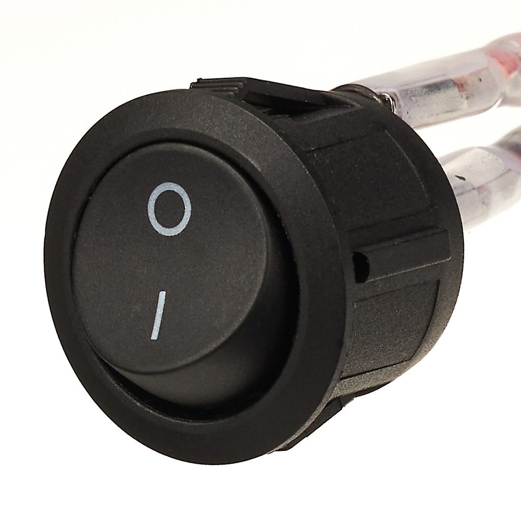 [APSRMRSONOFF] Automotive Plumbing Solutions Round Mini Rocker Switch