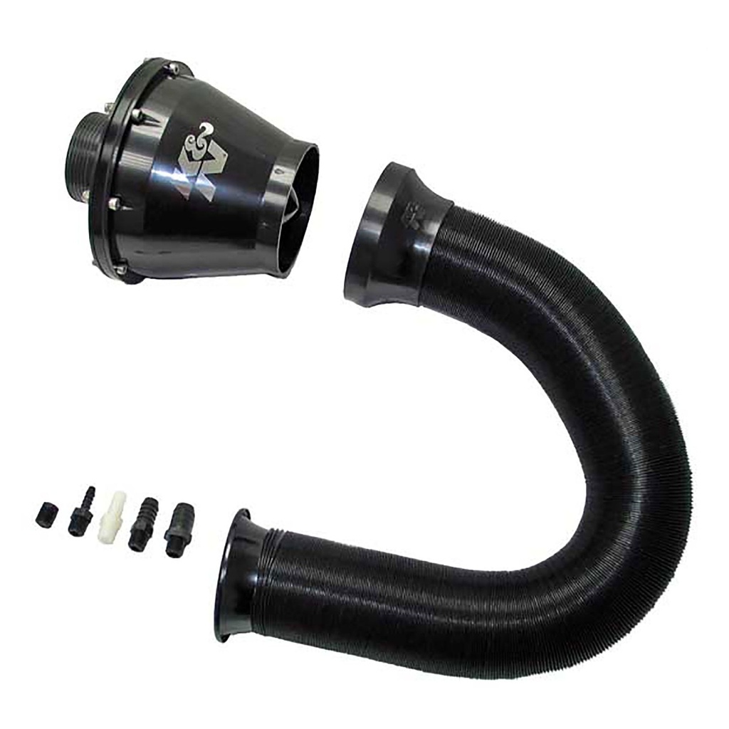 [244167-1831514] K&N Filters Apollo Closed Air Intake System - Universal (Black)