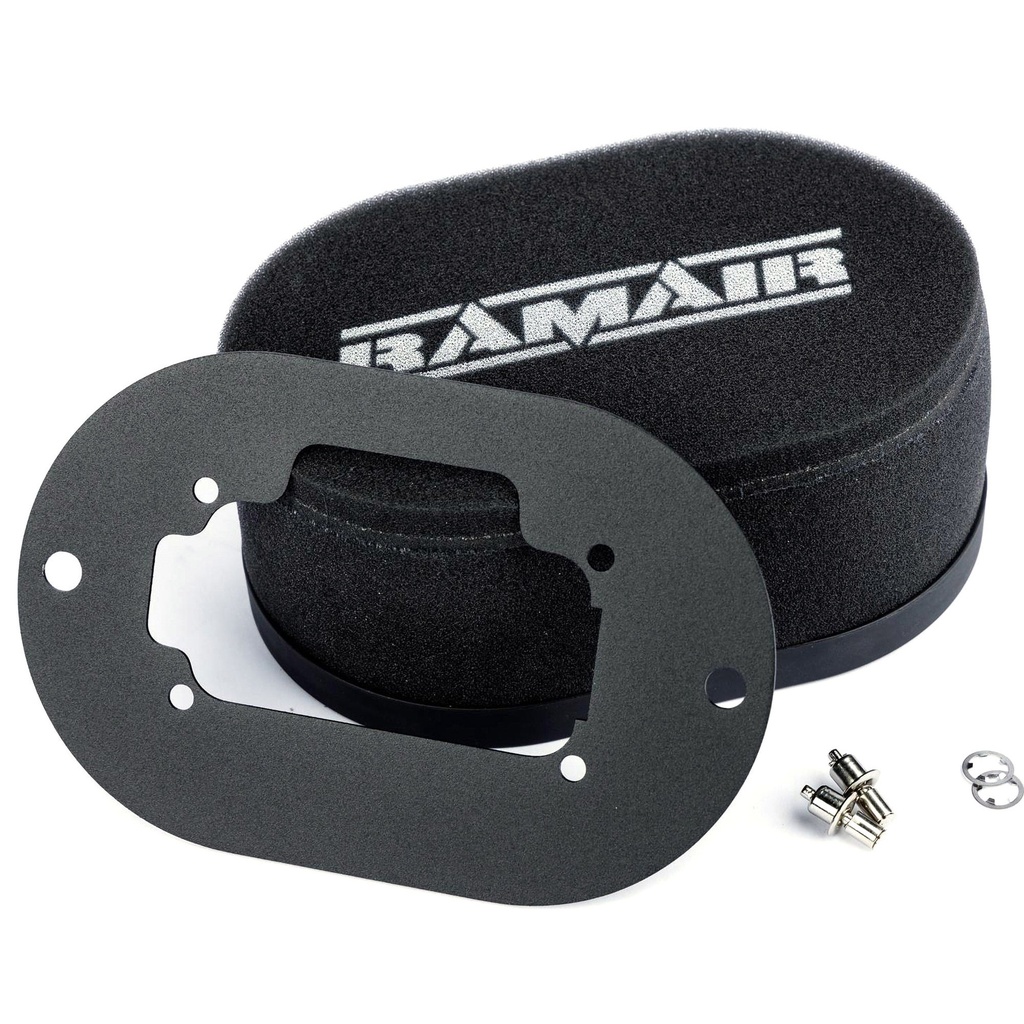 [7000929-3873962] Ramair Bolt On Air Filter For Weber DGV / DGEV / DGAS / DGMS / DGAV Carburettors (58mm - Domed Top)