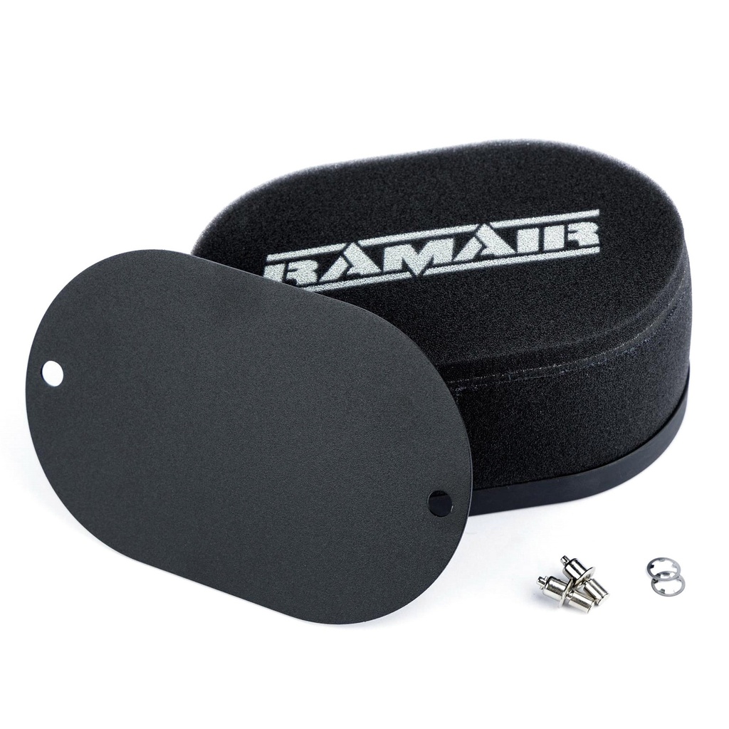 [7000931-3873970] Ramair Universal Bolt On Air Filter With Blank Baseplate (58mm - Domed Top)