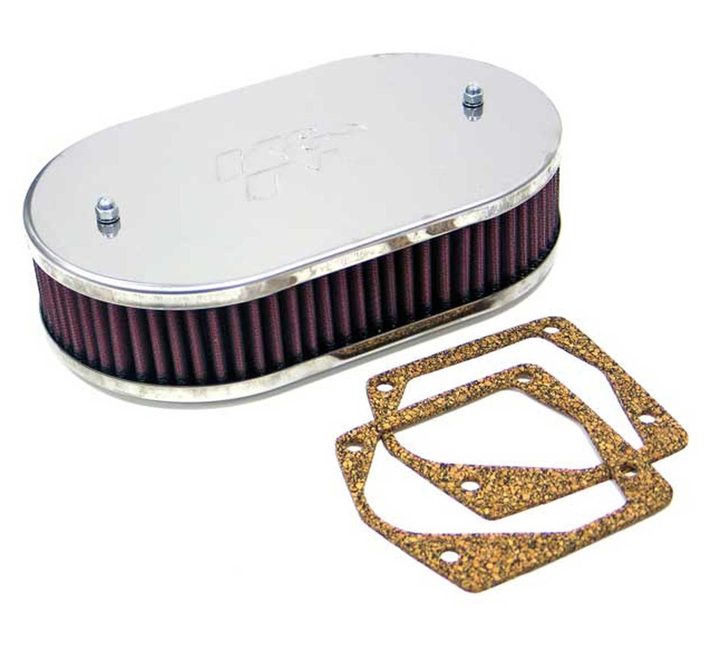 [244158-2140515] K&N Filters Weber DFTM/DFTH/DMTE/DMTR/DMTL /DMTE/DATR/DAT Bolt On Air Filter