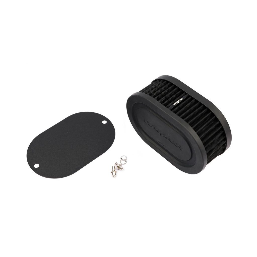 [7002110-3874067] Ramair ProRam Universal Bolt On Air Filter With Blank Baseplate (55mm)