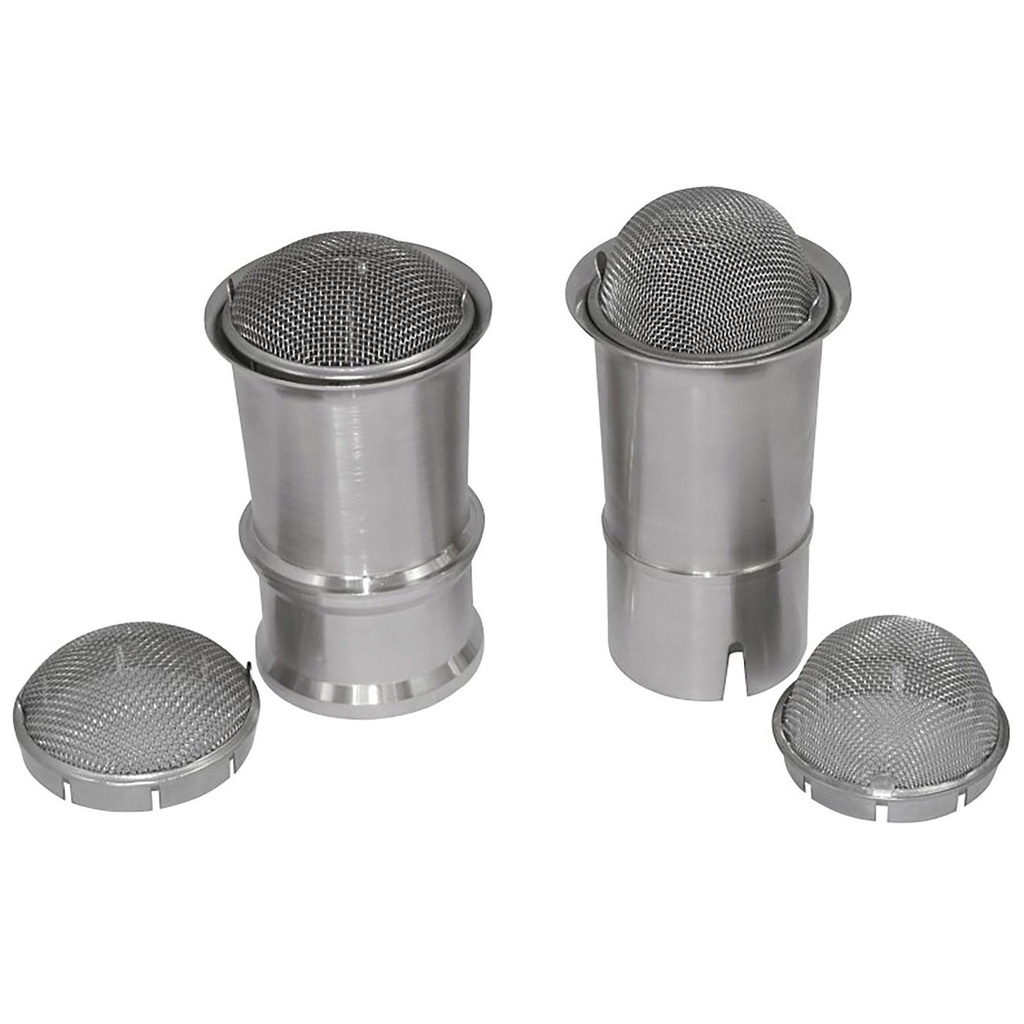[991130-1834506] Weber Domed Mesh Filters For Carburettor Ram Pipes - Pair (Small)