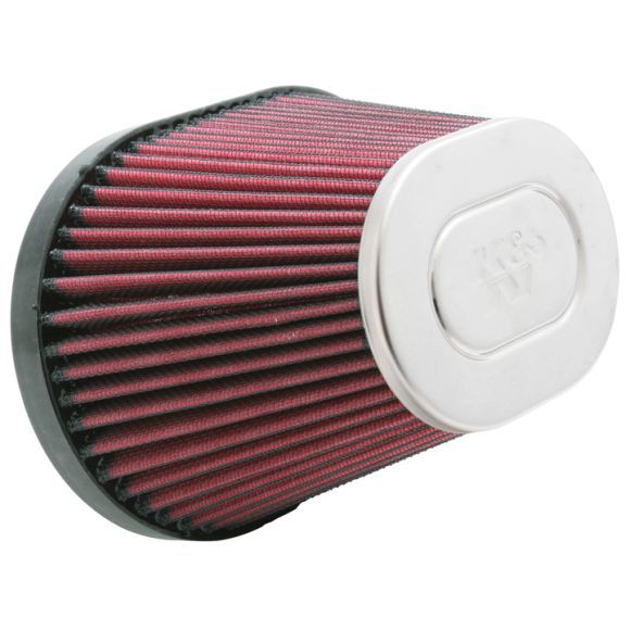 [370677-2125281] K&N Filters Universal Tapered Oval Air Filter (62mm, Centred, 114mm x 95mm tapering to 76mm x 51mm x 152mm)