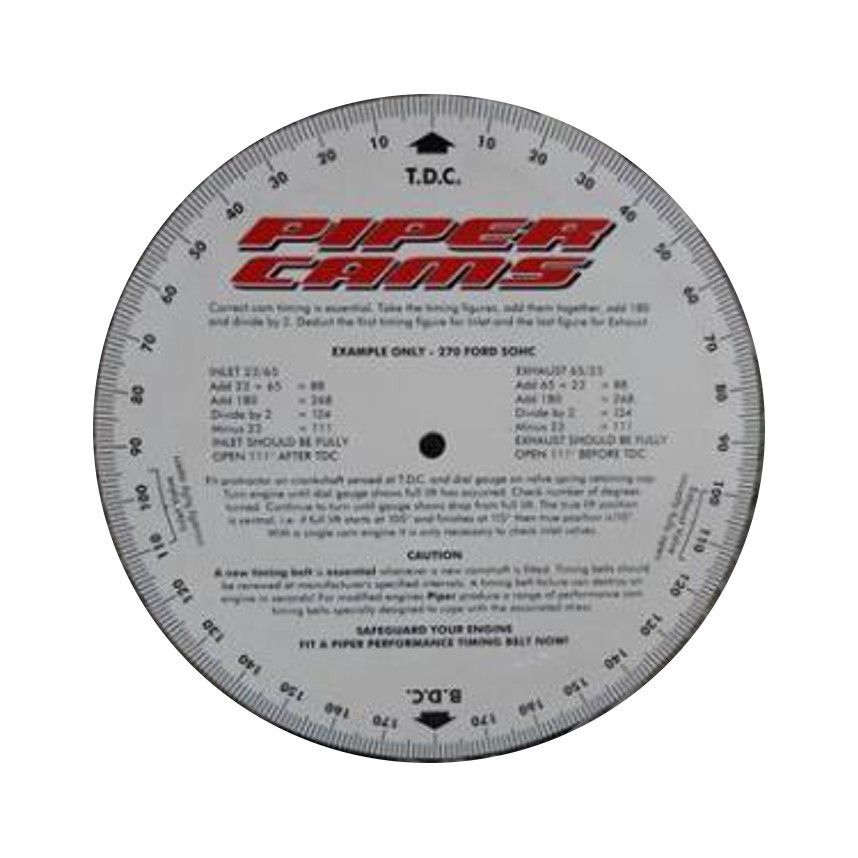 [PIPDISC] Piper Cams Camshaft Timing Disc