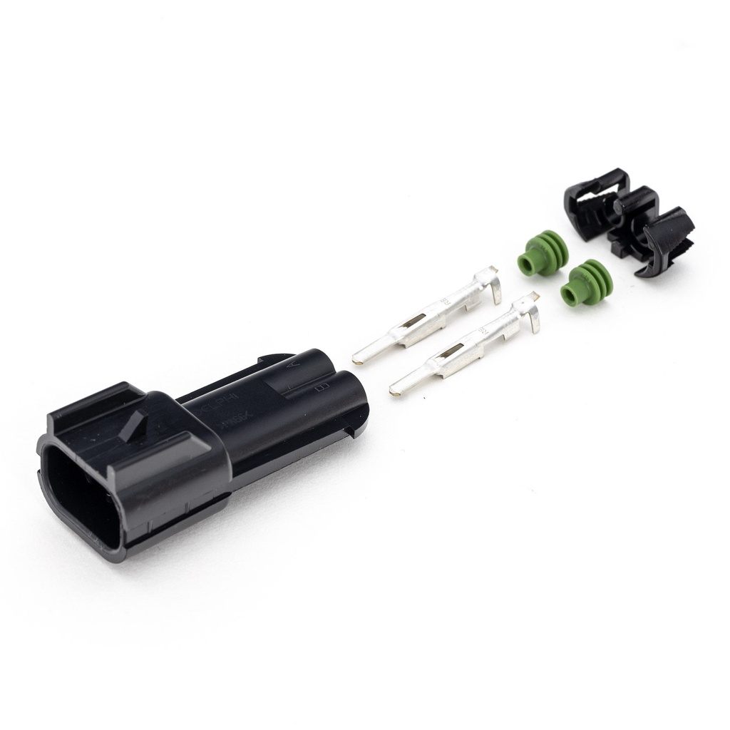 [7000520-3047252] Revotec 2 Pin Waterproof Wiring Connector For Revotec / Comex Fans (Male)
