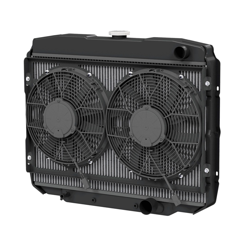 [GLOB-MUSTANG67-70-24] Revotec Retrofit Cooling Fan Kit - Ford Mustang 1967-70