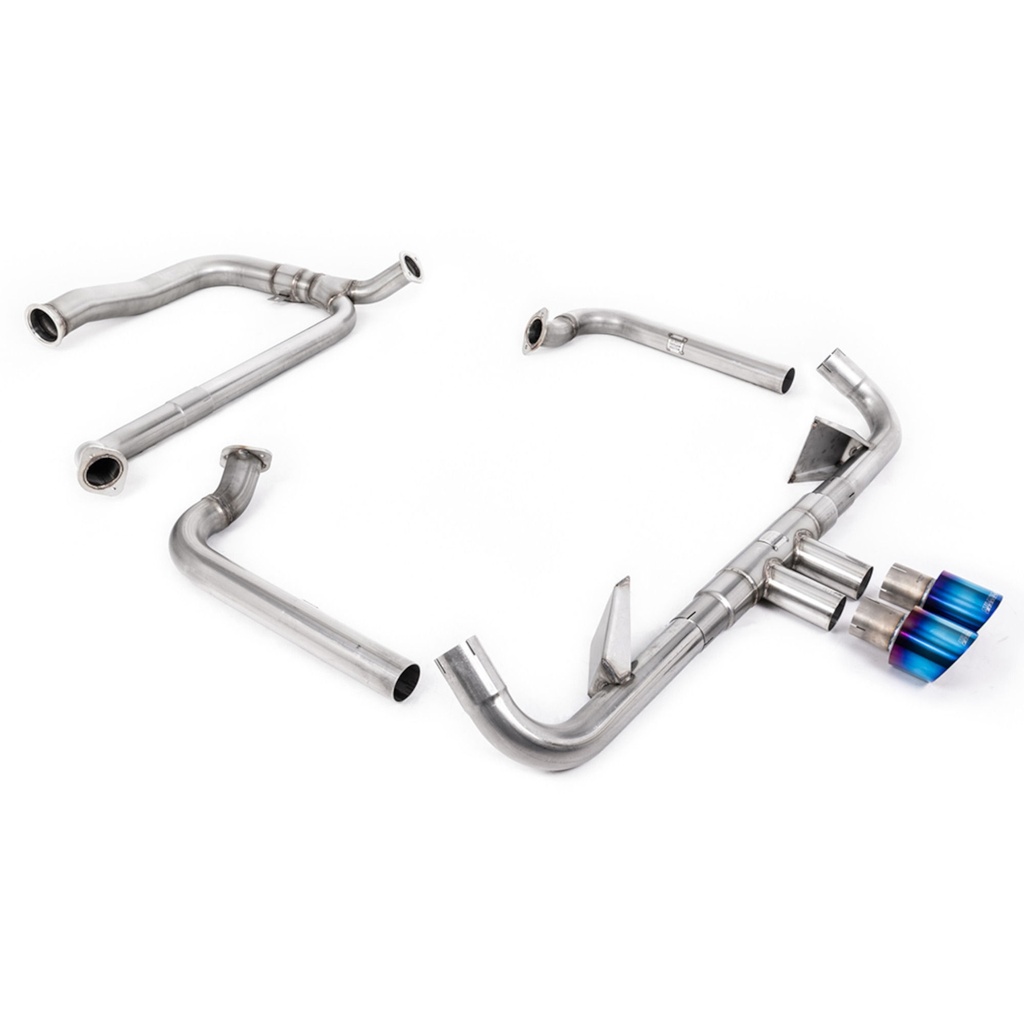 [MTKSSXPO147/AKN] Milltek Non-Resonated 2.5" Full Race Exhaust System With De Cat And Back Box Delete
