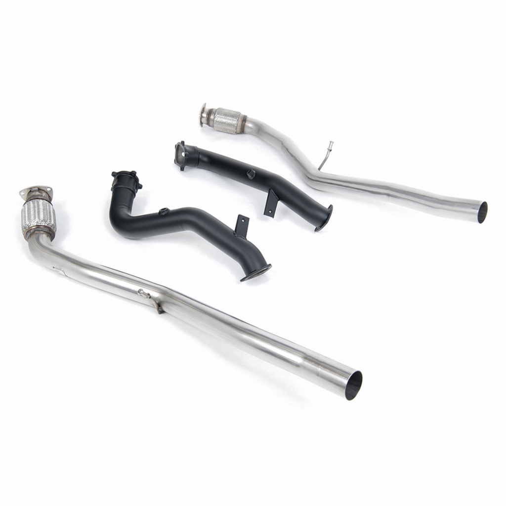 [MTKSSXAU954/AKN] Milltek 2.76" Large Bore Downpipes With De Cats And Secondary De Cats