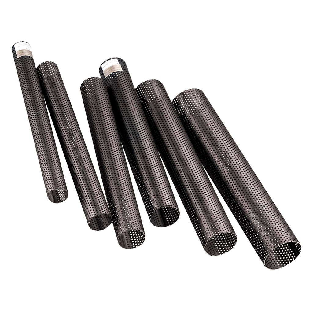 [241897-1667277] Custom Chrome Racing Perforated Exhaust Tube (1 1/2 Inch)