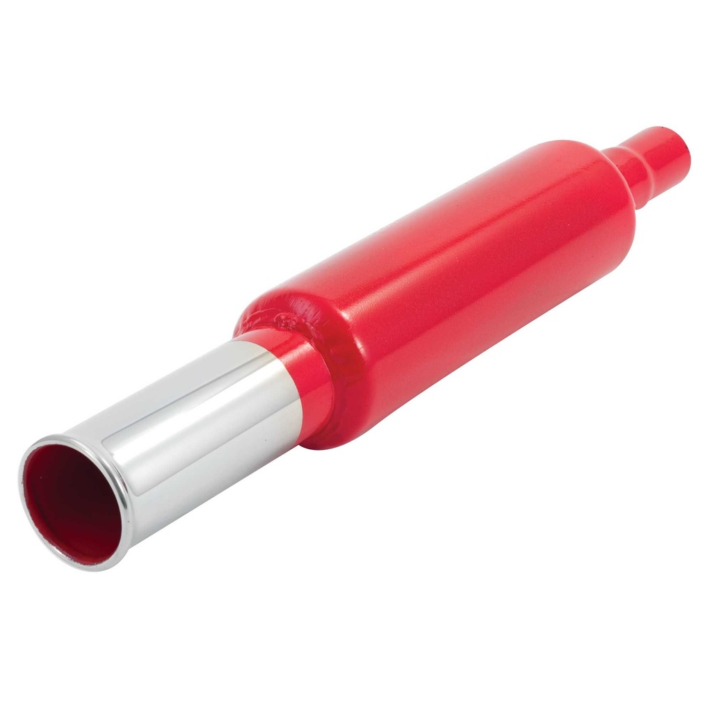 [251071-1914379] Custom Chrome Racing Cherry Bomb Tail Bomb Silencers (2.0 Inch, Oval Slash)