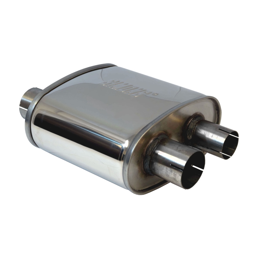 [7001776-3853634] Jetex Universal Oval Exhaust Silencer For Valve Systems (3 Inch)