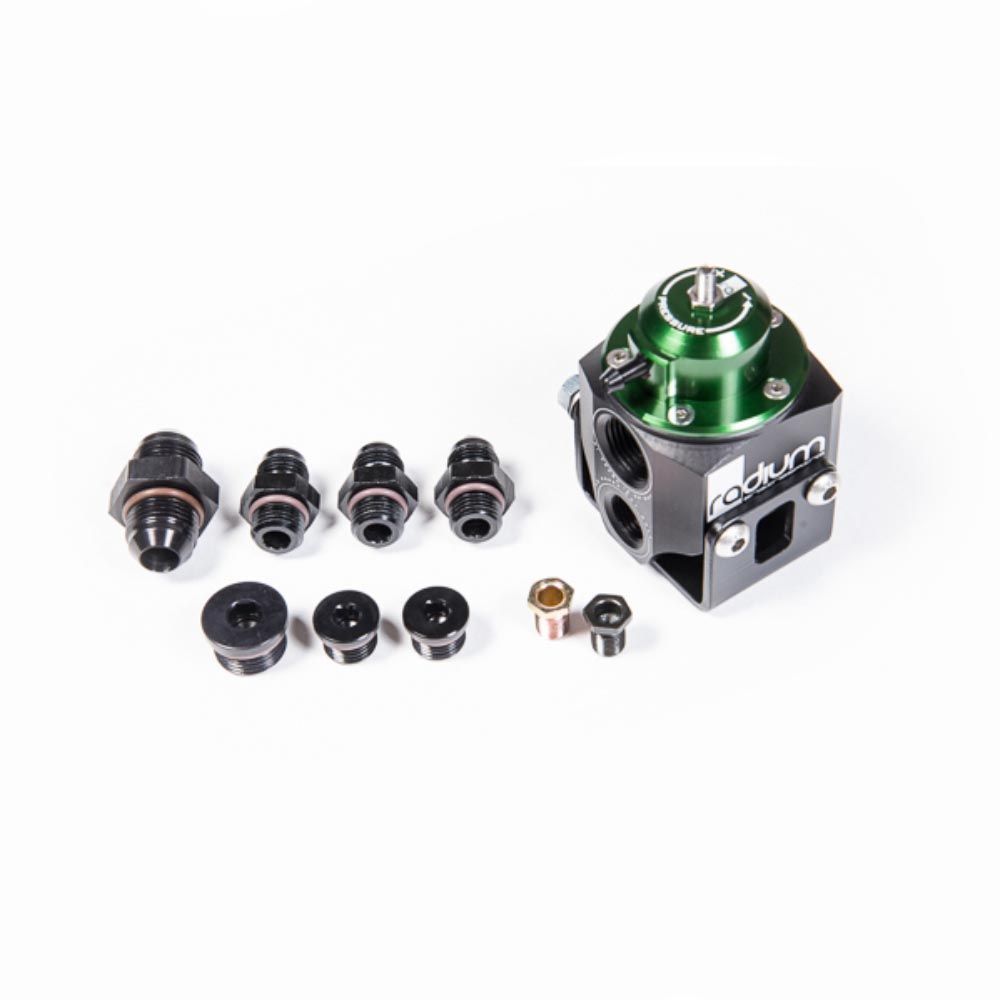 [7001029-3625612] Radium Engineering Multi-Port Fuel Pressure Regulator (Black)