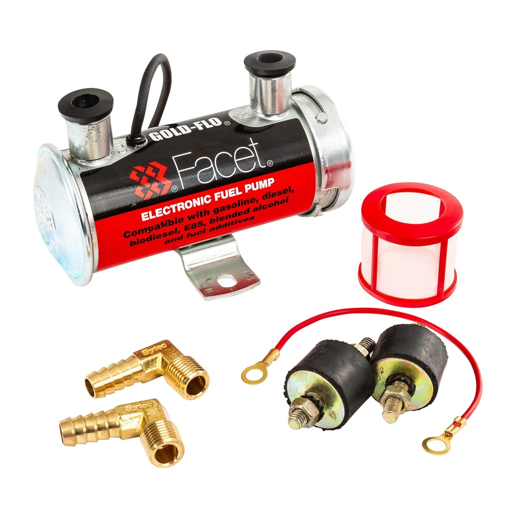 [243227-1893259] Facet Interrupter Electronic Fuel Pump Kit (Silver Top Road)