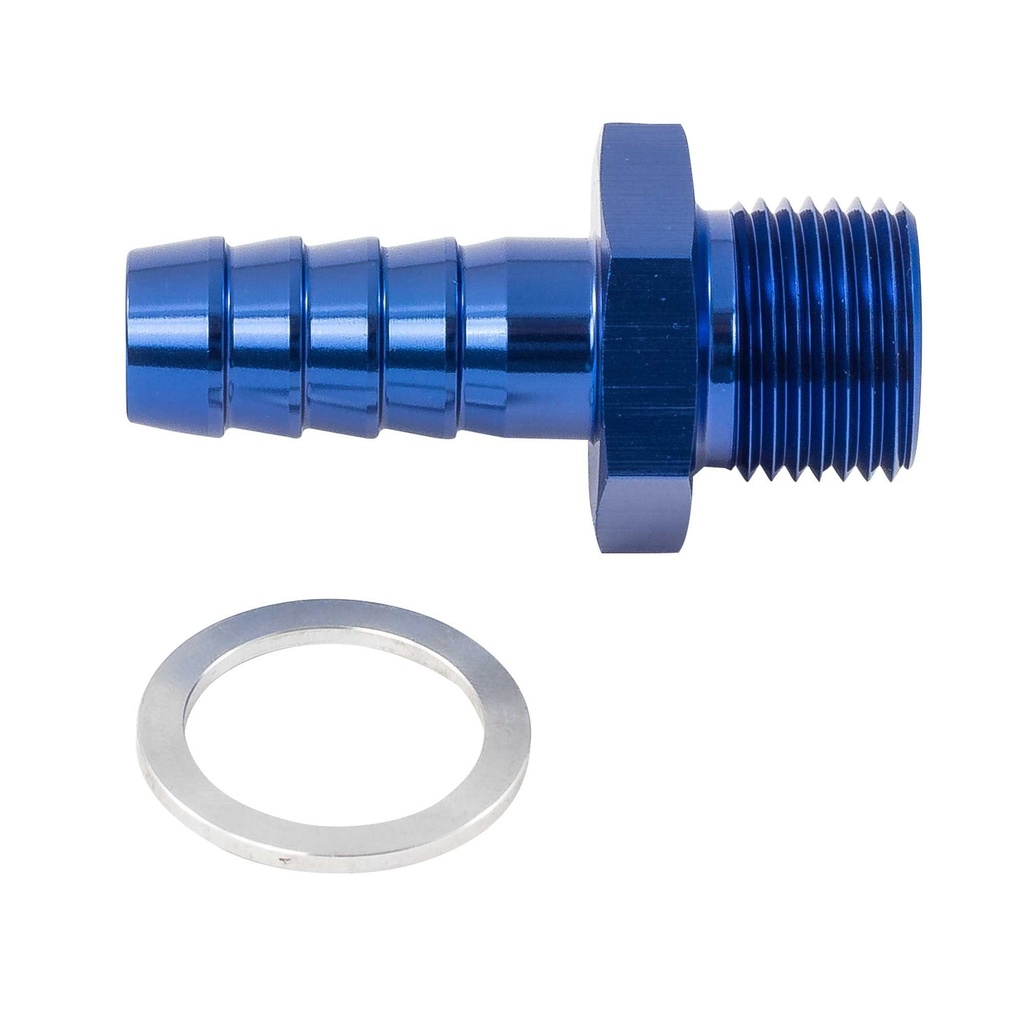 [588638-2290488] Automotive Plumbing Solutions Push On Hose Fittings For Bosch Fuel Pumps (M18 x 1.5 To 13mm, Black)