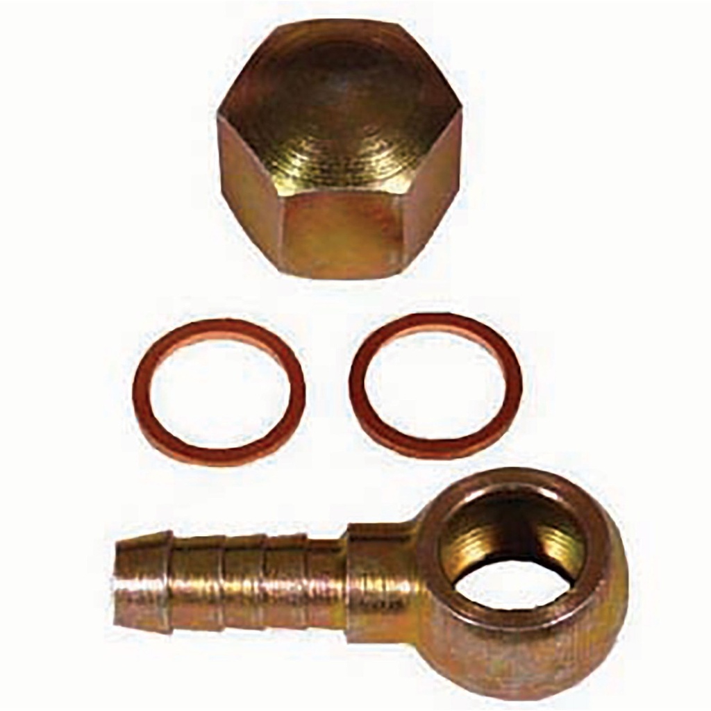 Sytec Banjo Fitting & Nut For Bosch Fuel Pump