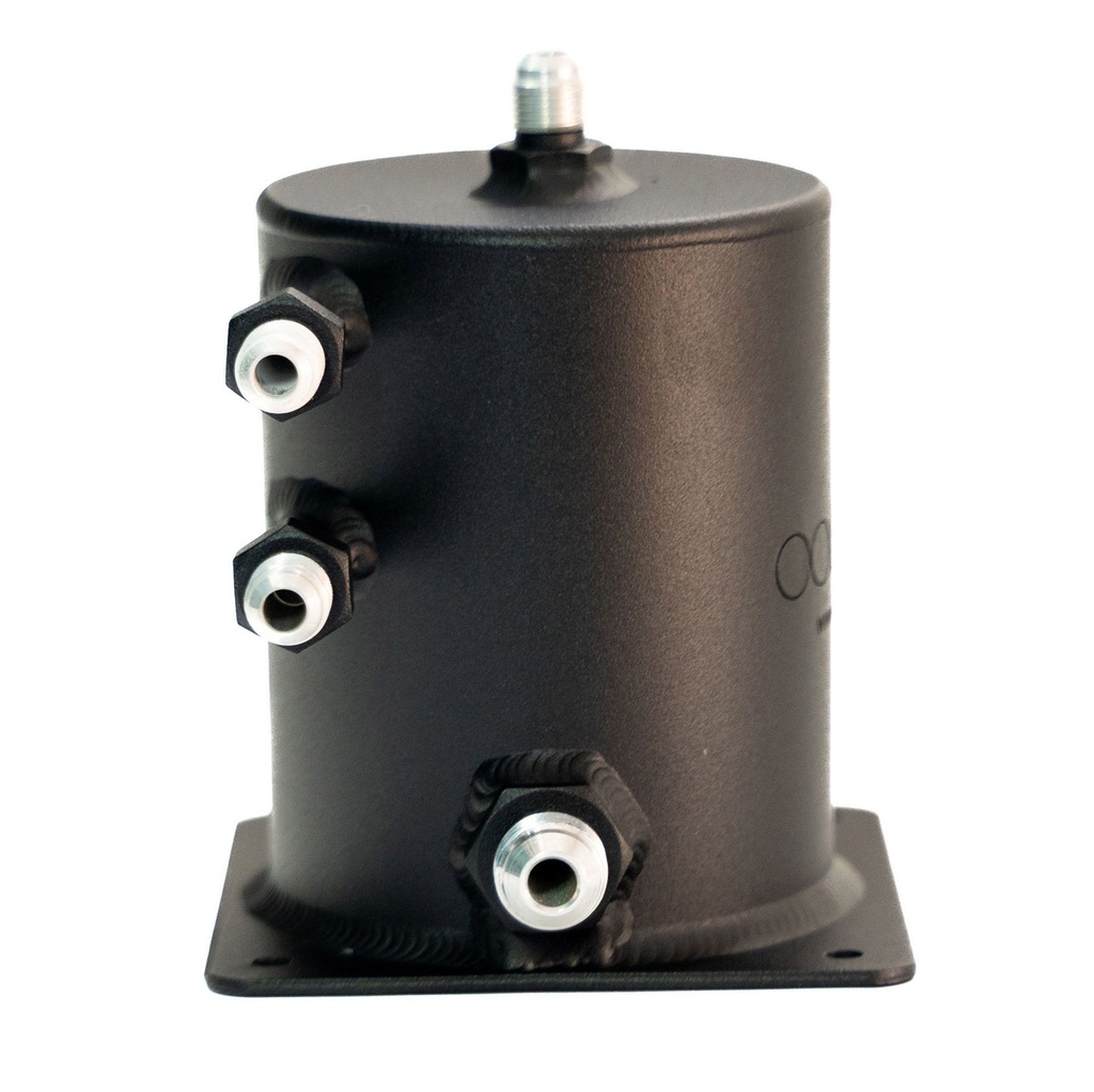 [7000531-3049037] OBP Dark Matter Base Mounted Fuel Swirl Pot Extended JIC Fittings (Option 1)