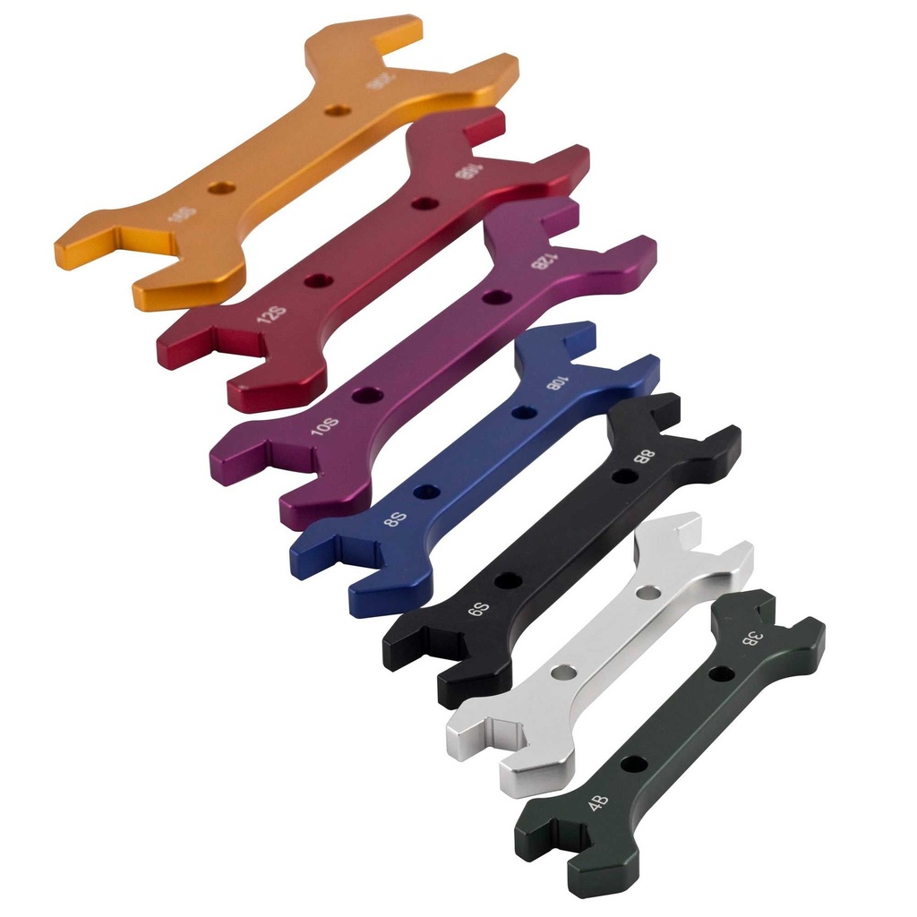 [640403-1560271] Automotive Plumbing Solutions Alloy Double Ended Spanners / Wrenches (Set)