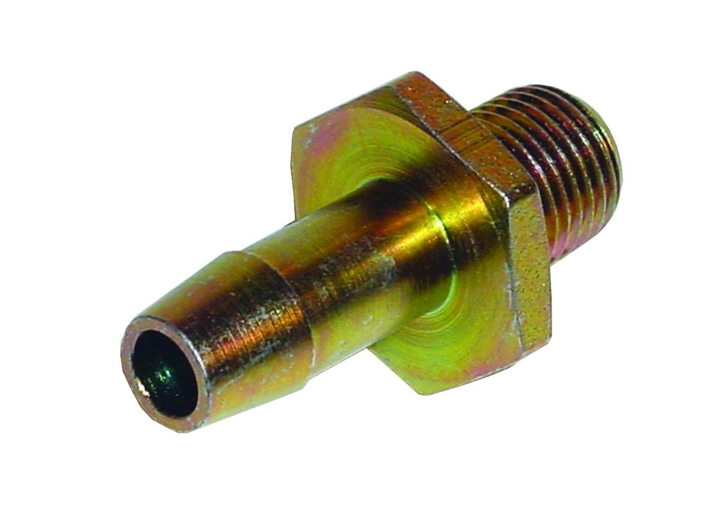[FSESA08] Sytec Steel Male To Male Adaptor M10x1 To 8mm Push On