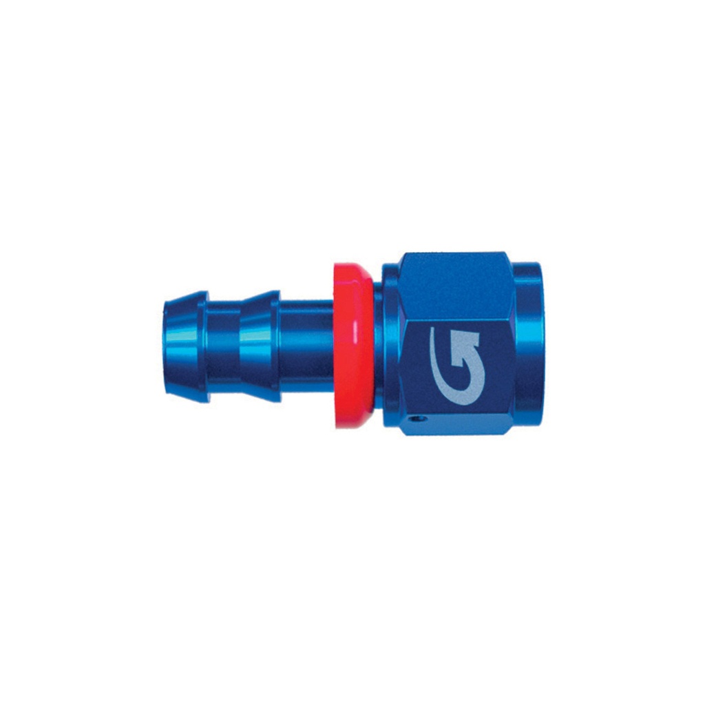 [7000013-2292117] Goodridge 536 Series Push Fit Hose Fittings (Straight, Black, -4)