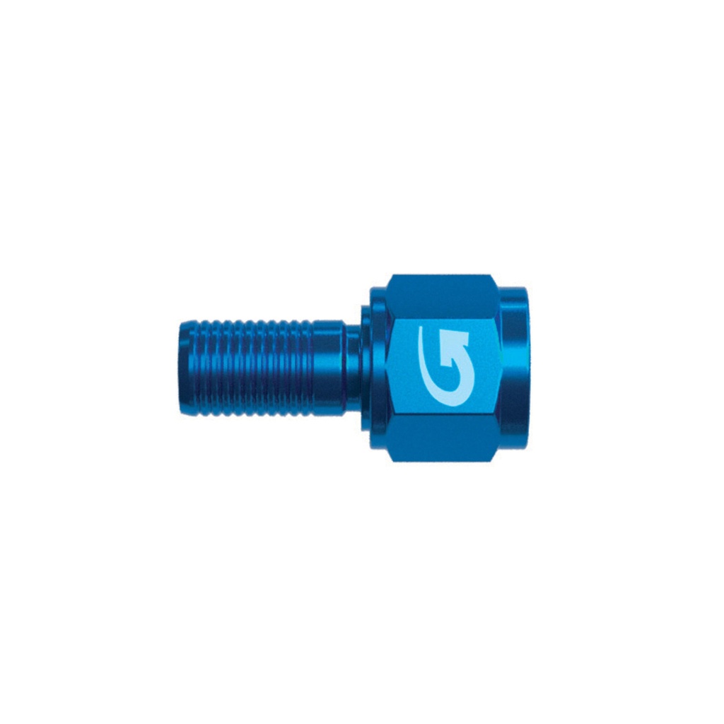 [7000035-2291793] Goodridge 4000 Series Female Crimp Fitting For G-Line Hose (Straight, Black, -4)