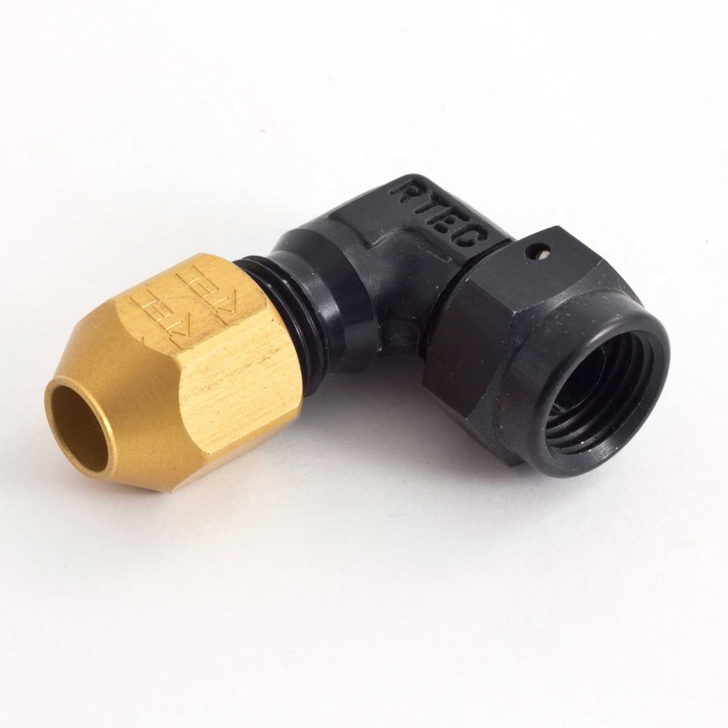 [390656-1872614] Krontec 90 Degree Fitting For Hardline Tube (M14 x 1.5, 10mm OD)