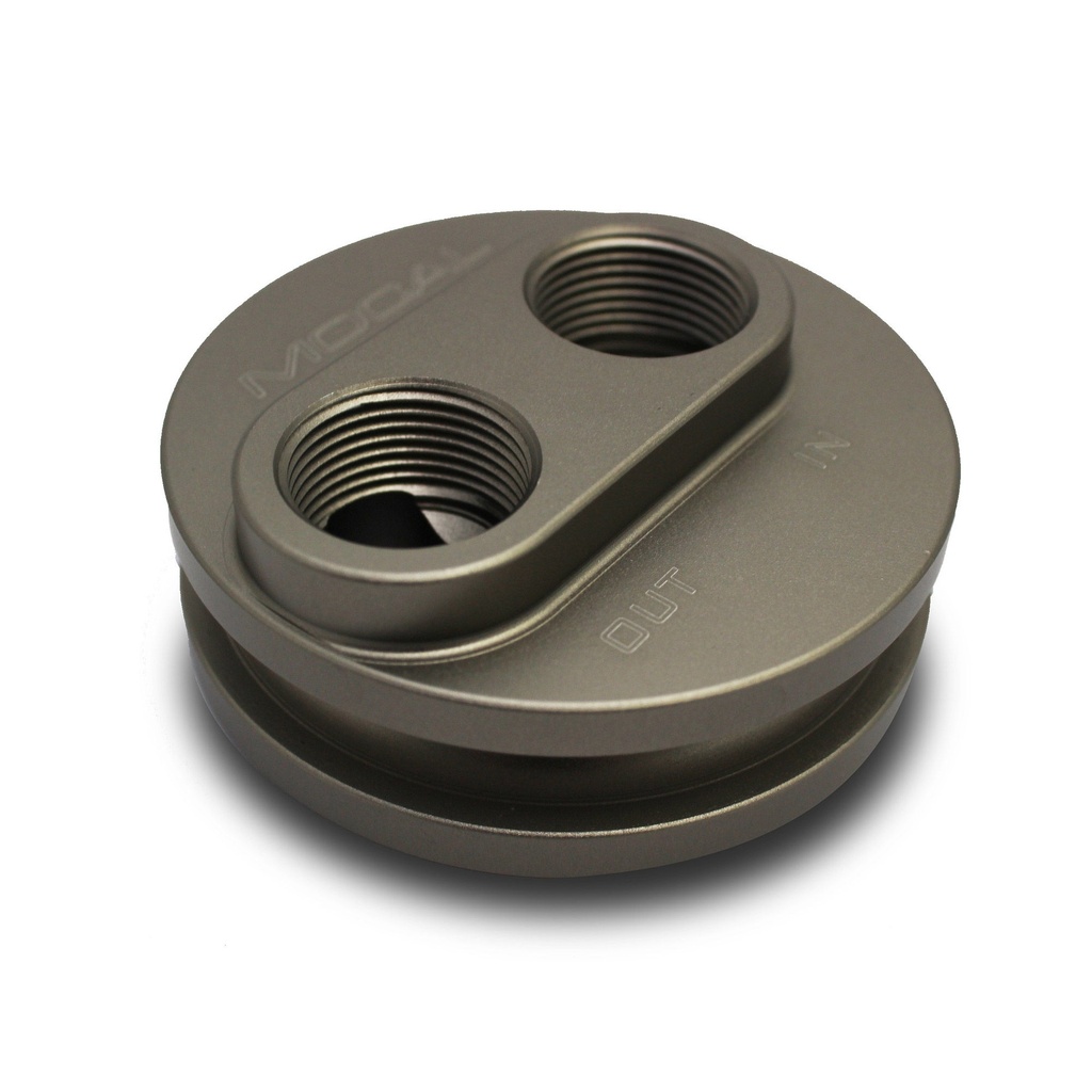 [2015020-2249134] Mocal Billet Oil Take Off Plate (3/4 Inch UNF)
