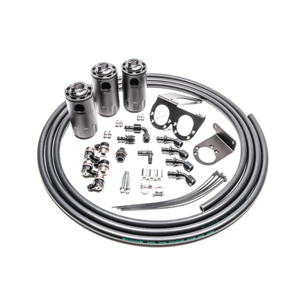 Radium Engineering Triple Oil Catch Tank Kit