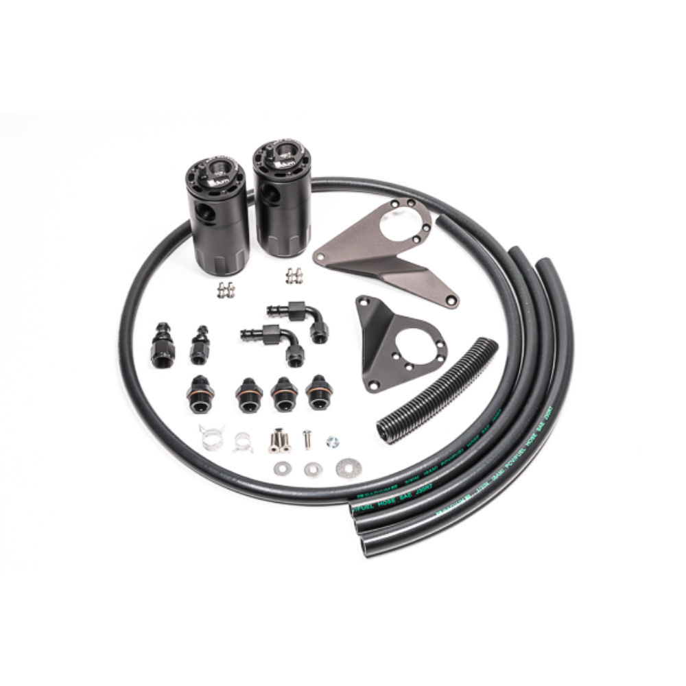 [RDM20-0108-08-FL] Radium Engineering Dual Oil Catch Tank Kit