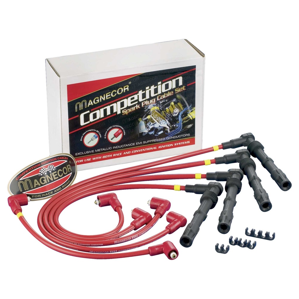 [MNC4549] Magnecor 8.5mm Performance Ignition Leads Red