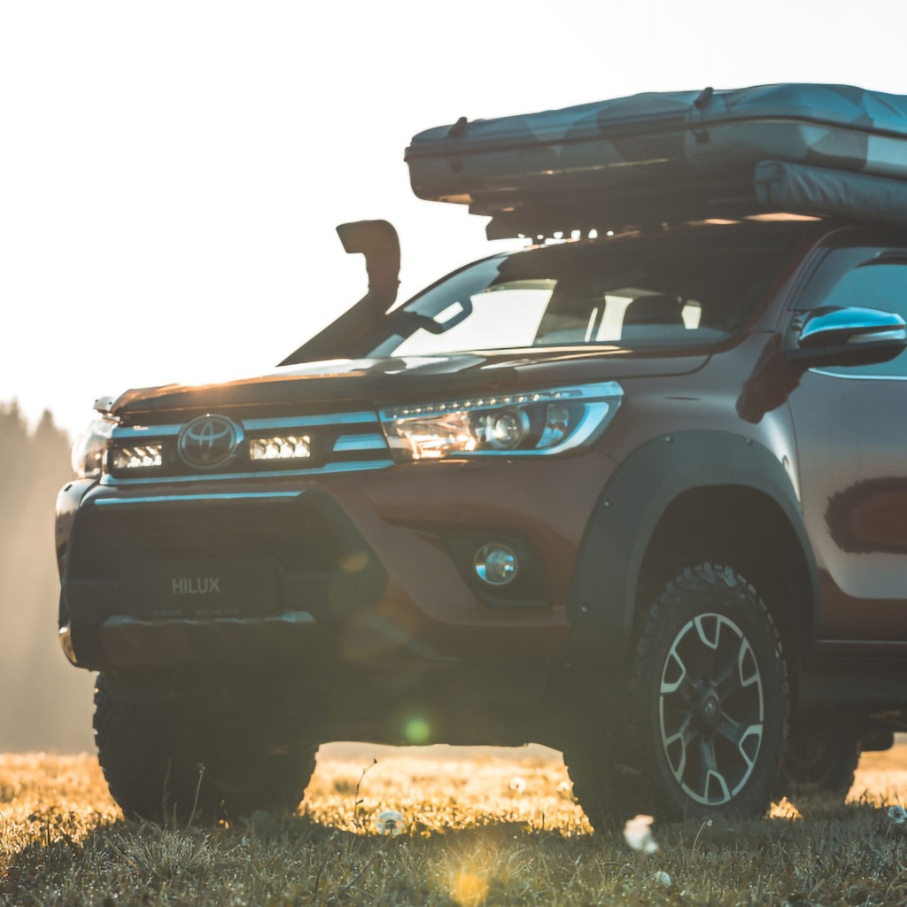 [LZRGK-HILUX-ELITE-G2-1K] Lazer Lamps Grille Integration Kit With Gen 2 Triple-R 750 Elite Lamps