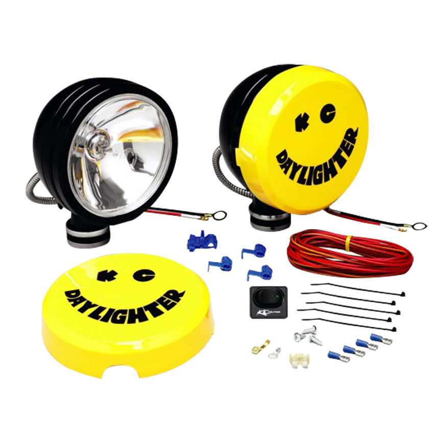 [343155-2297562] KC HiLiTES 6" Daylighters Halogen 100W Lamps - Pair (Drive Lamp)