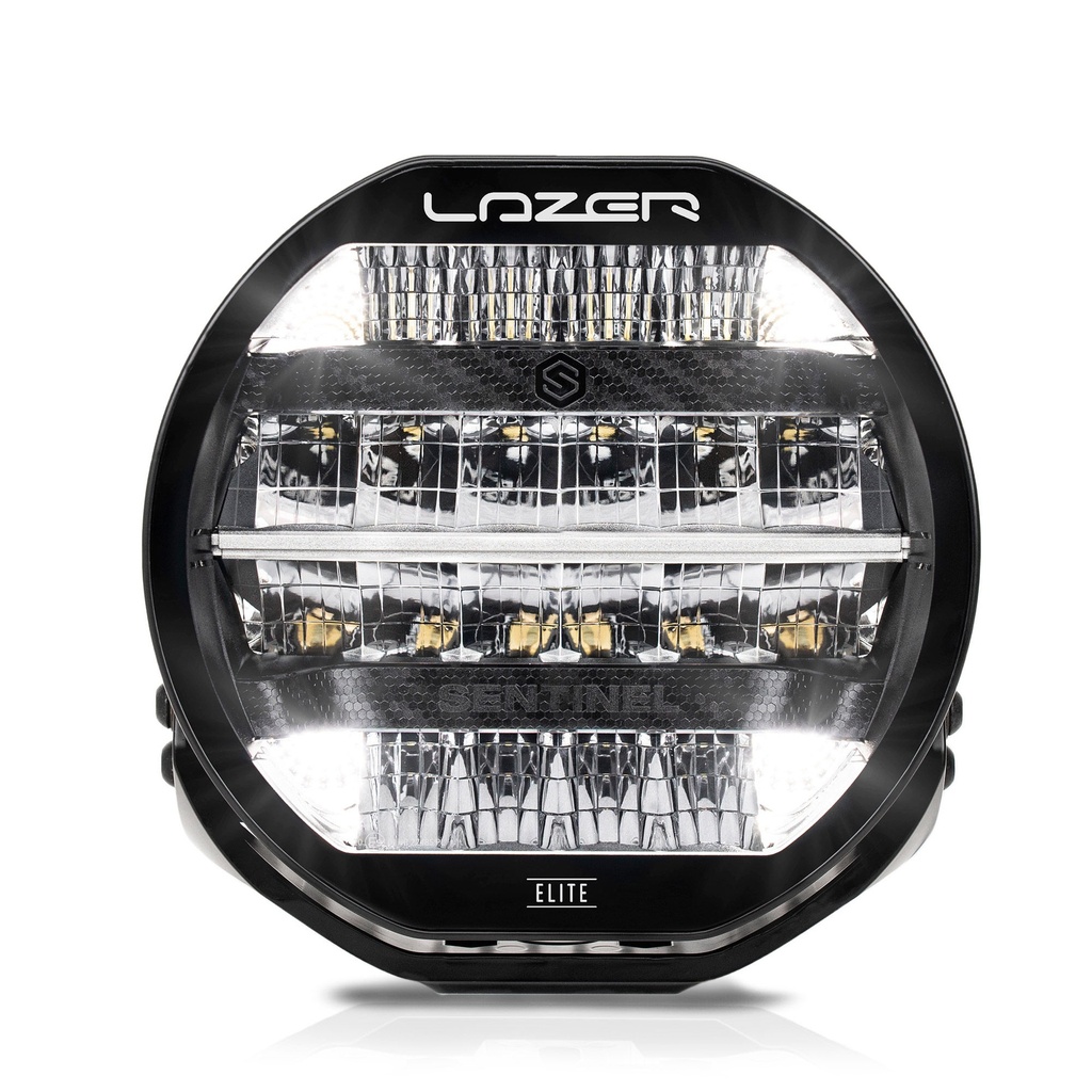[7000838-3045054] Lazer Lamps Sentinel Elite LED Light With Position Light - 9 Inch (Black)