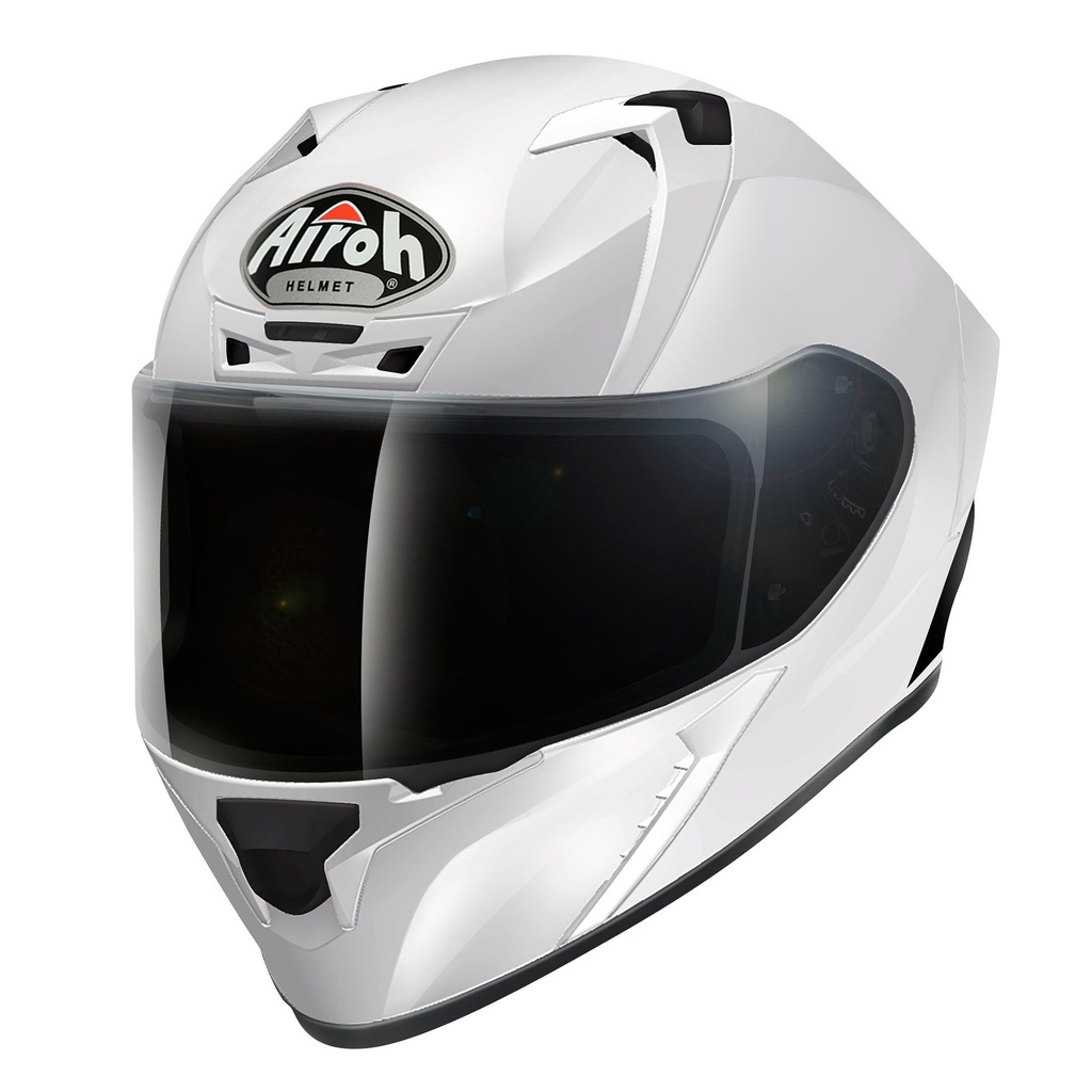[1262451-1801636] Airoh Valor Plain Motorcycle Helmet (M (57-58cm), Black Matt)