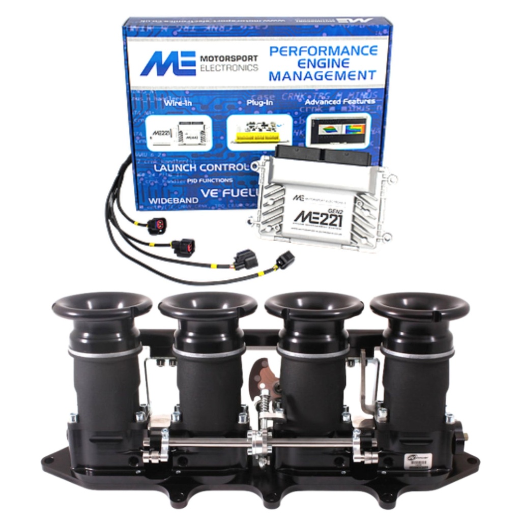 [A/T102-102-00431] AT Power Direct To Head Throttle Body Kit With ME221 ECU & Loom - Ford Zetec