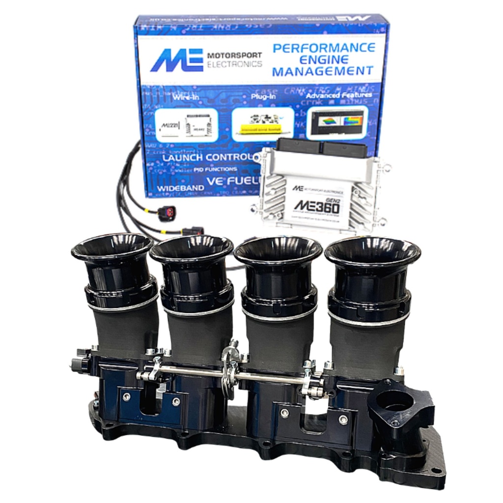 [A/T102-102-00437] AT Power Direct To Head Throttle Body Kit With ME360 ECU & Loom - Honda F20C
