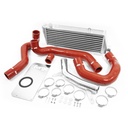 Forge Front Mount Intercooler with Red Silicone Hose