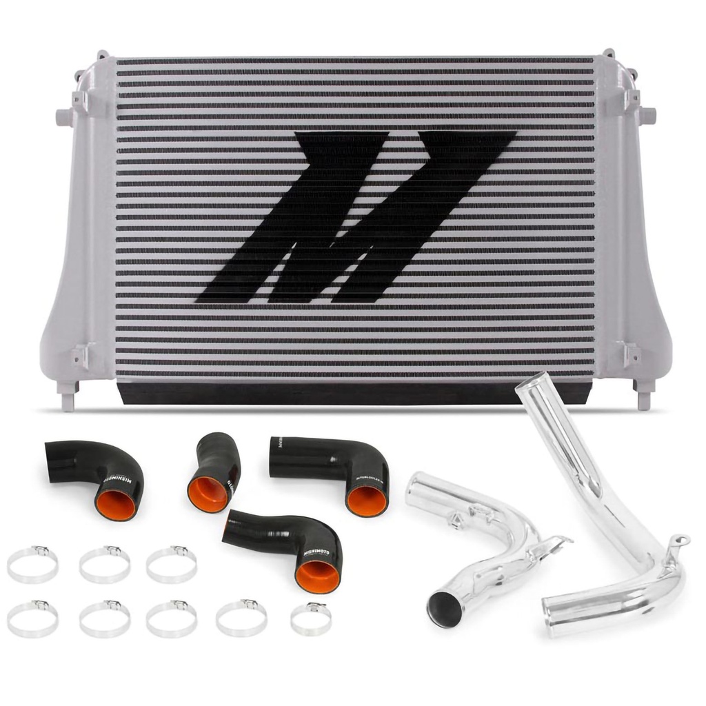 [MSHMMINT-MK7-15KP] Mishimoto Performance Intercooler Kit - Silver Polished Pipes