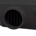 Mishimoto Performance Top-Mount Intercooler Kit, Black Cooler, Red Hoses