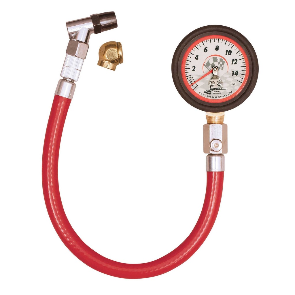 [526447-1814427] Longacre Standard Tyre Pressure Gauge - 2 Inch (0-60 psi)