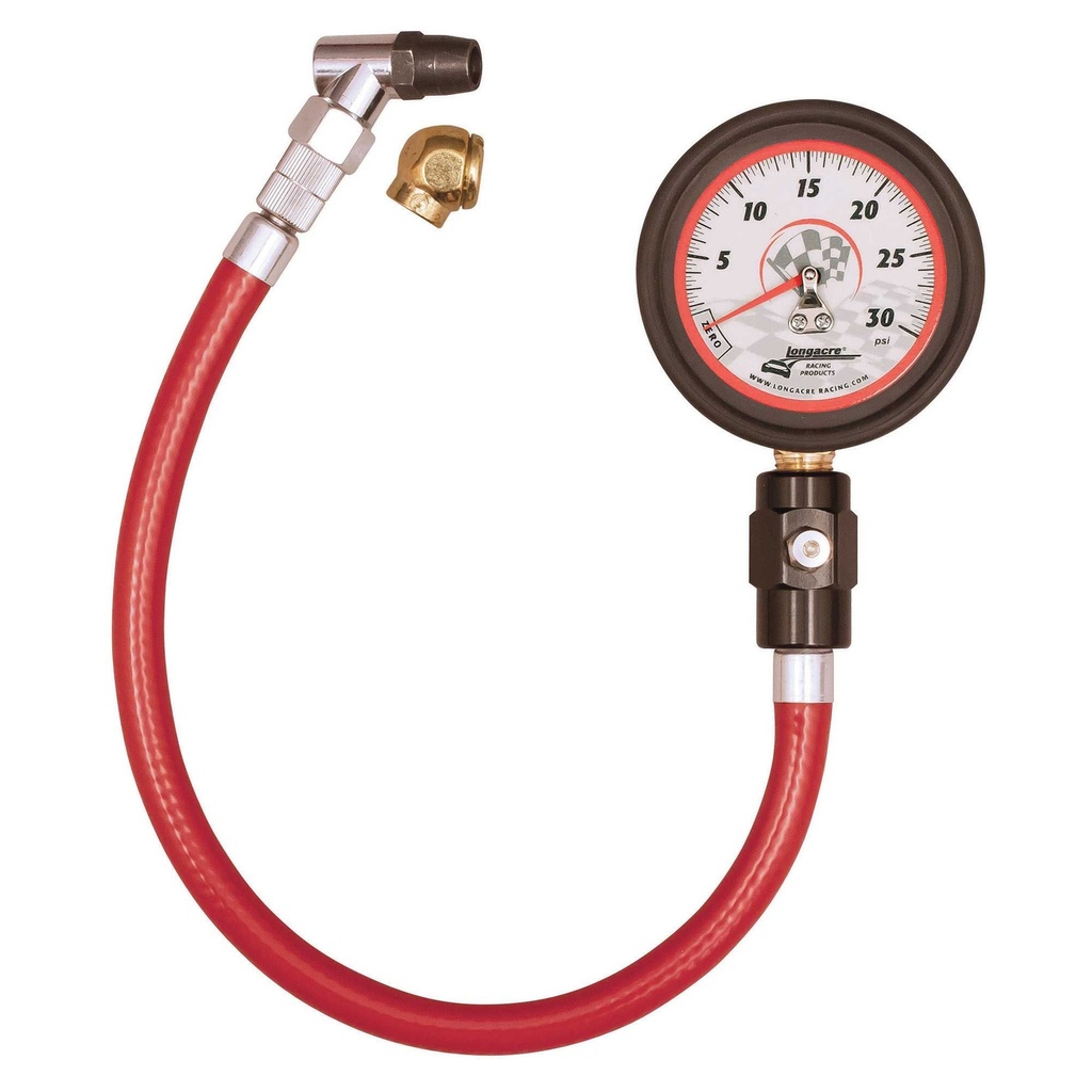 [526664-1921899] Longacre Deluxe Tyre Pressure Gauge - 2 1/2 Inch (0-60 psi)