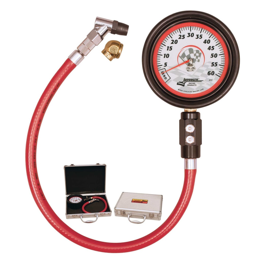 [526678-1813063] Longacre Magnum Tyre Pressure Gauge - 3 1/2 Inch (0-60 psi)
