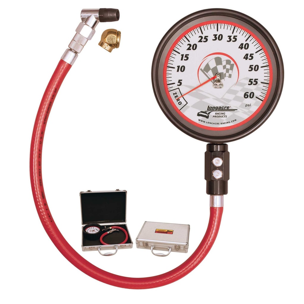 [LON52000] Longacre Pro Precision Tyre Pressure Gauge - 4 1/2 Inch