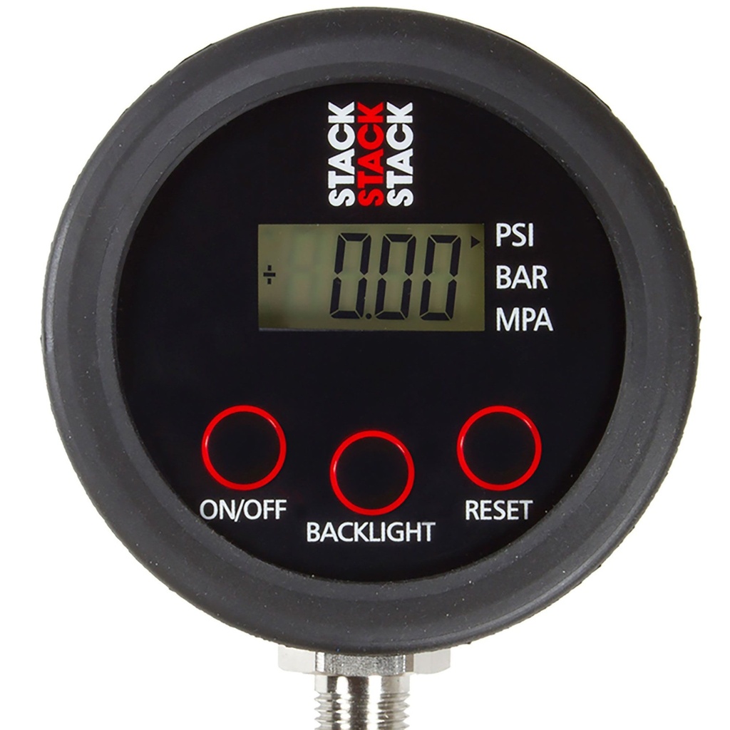 [STAST262163] Stack Digital Tyre Pressure Gauge - 85mm