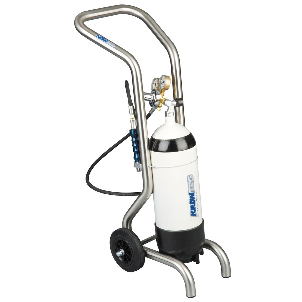 [KRNLL-87] Krontec Compressed Air Bottle, Trolley, Regulator, Hose & Lance Package