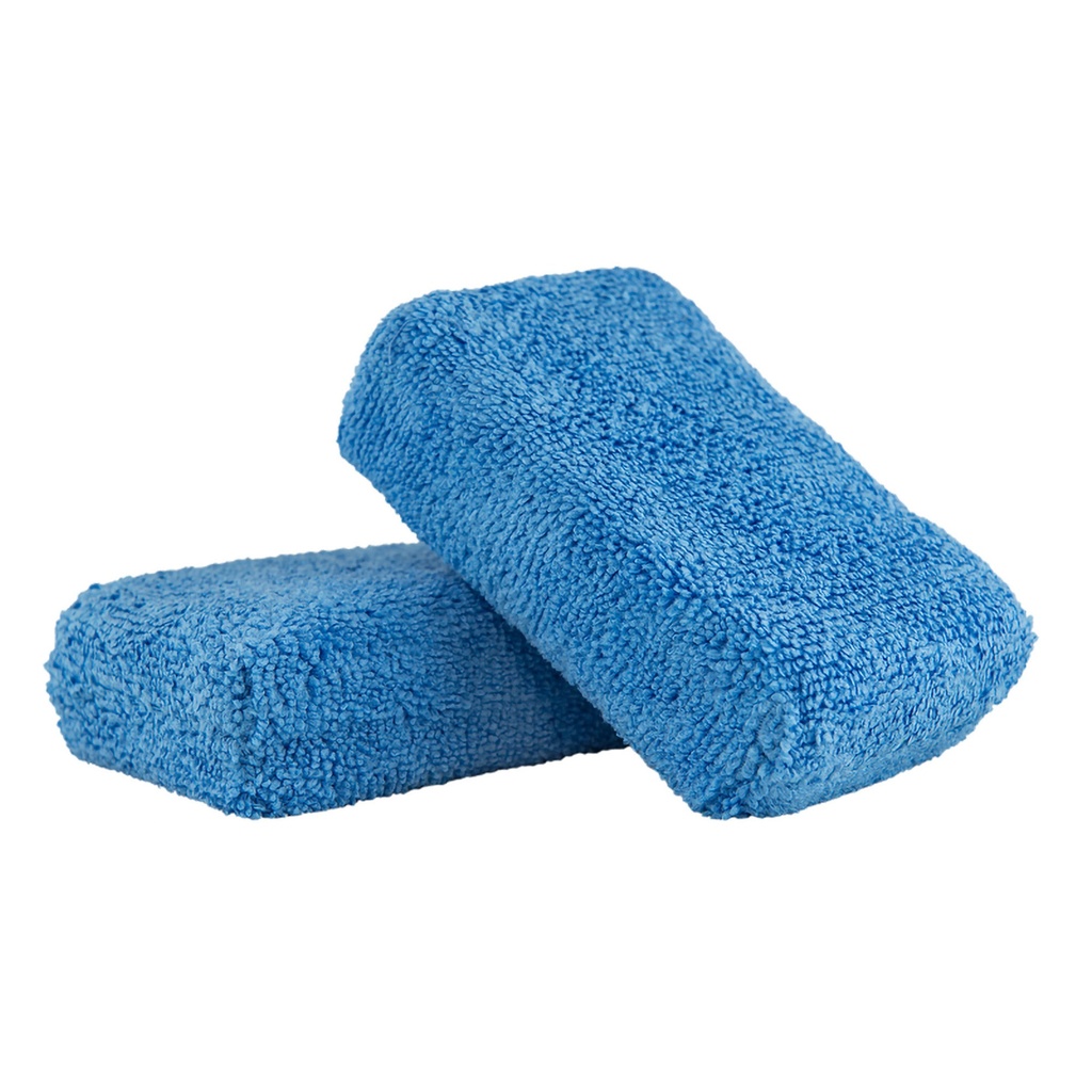 Chemical Guys Premium Grade Microfiber Applicators Blue 2" X 4" X 6"